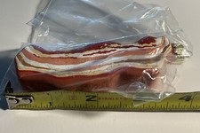 Bacon Slice Christmas Ornament Glass