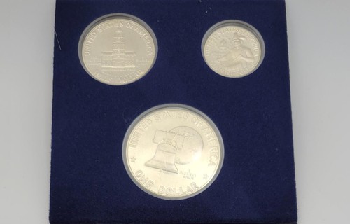 1776-1976 BICENTENNIAL 3 COIN PROOF SET - Picture 2 of 6