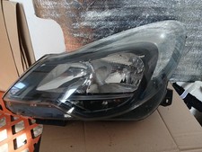 VAUXHALL CORSA D Facelift Headlight Near Side Passenger Left 10-2015 13446799