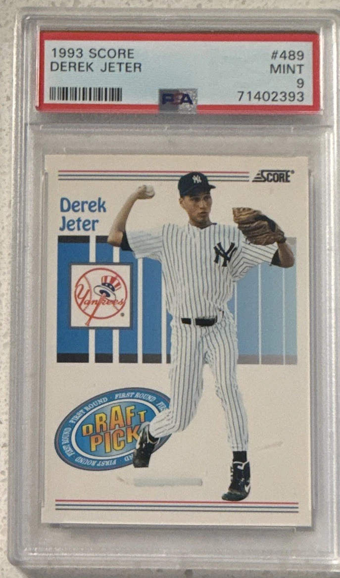 Derek Jeter Baseball SCORE Rookie Sports Trading Card Singles for