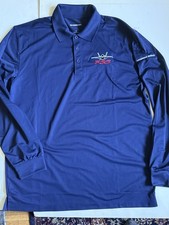 Lockheed Martin Skunkworks Long Sleeve Polo Style Shirt, Size Large, New No Tag.