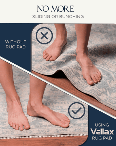 Non Slip Rug Pad Gripper 2 x 4 Ft Anti Skid Carpet Mat Provides Protection - Picture 5 of 8