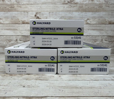 Halyard Sterling Nitrile-Xtra Exam Glove Extended Cuff 3 Box Size: XL Exp 4-29