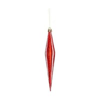 Weihnachtsschmuck Krist+ Rot Pvc 8,5 X 3,5 X 19 Cm Gedehnt