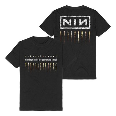 Nine Inch Nails T-Shirt Herren The downward spiral drip schwarz