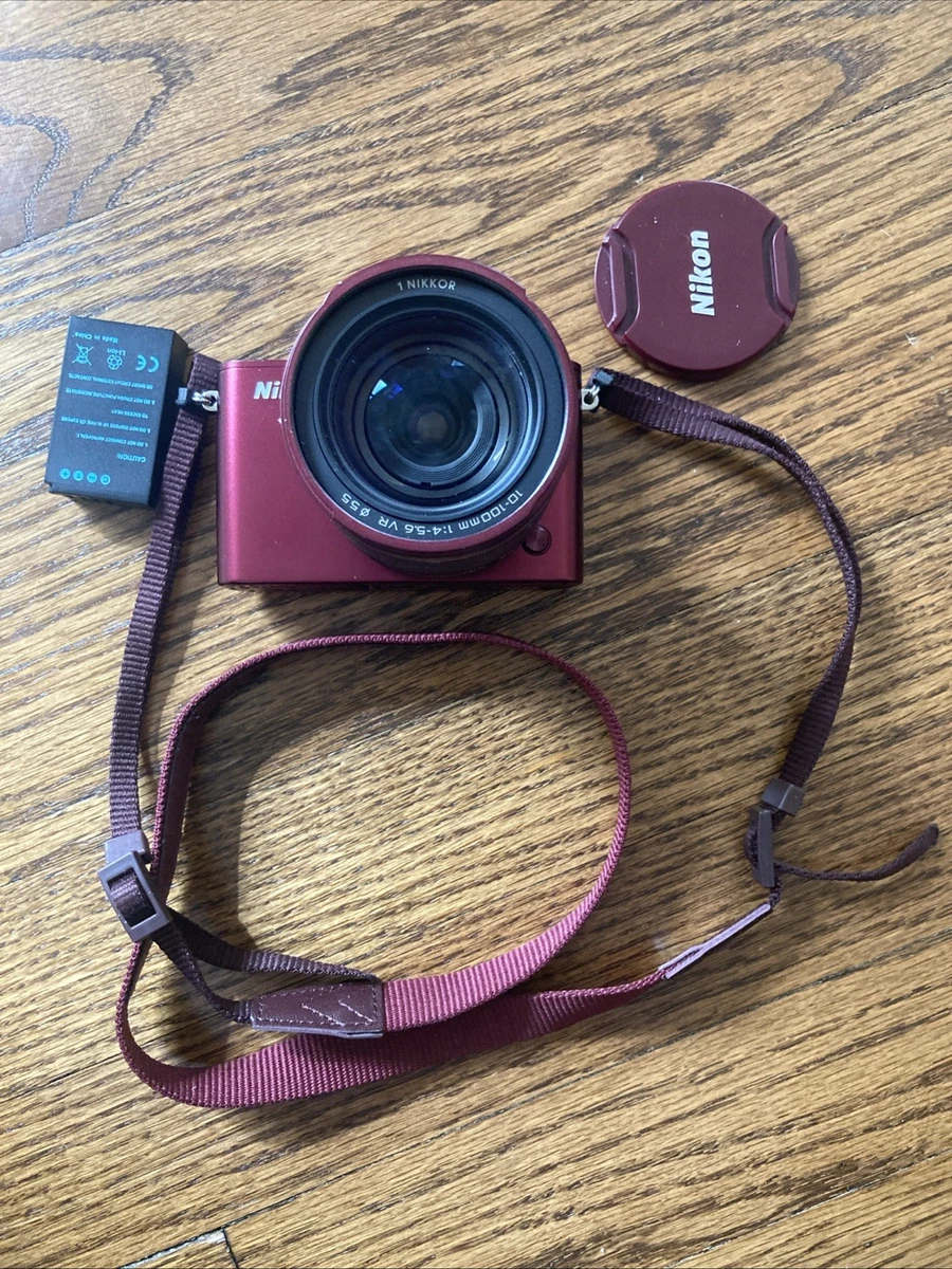【ジャンク品】Nikon 1 J3 Red ジャンク 光学美品】Nikon ニコン Nikon1 J3 赤 レッド ボディ