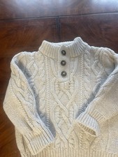 Baby Gap Cream Colored Cable Knit Sweater, Size 2T