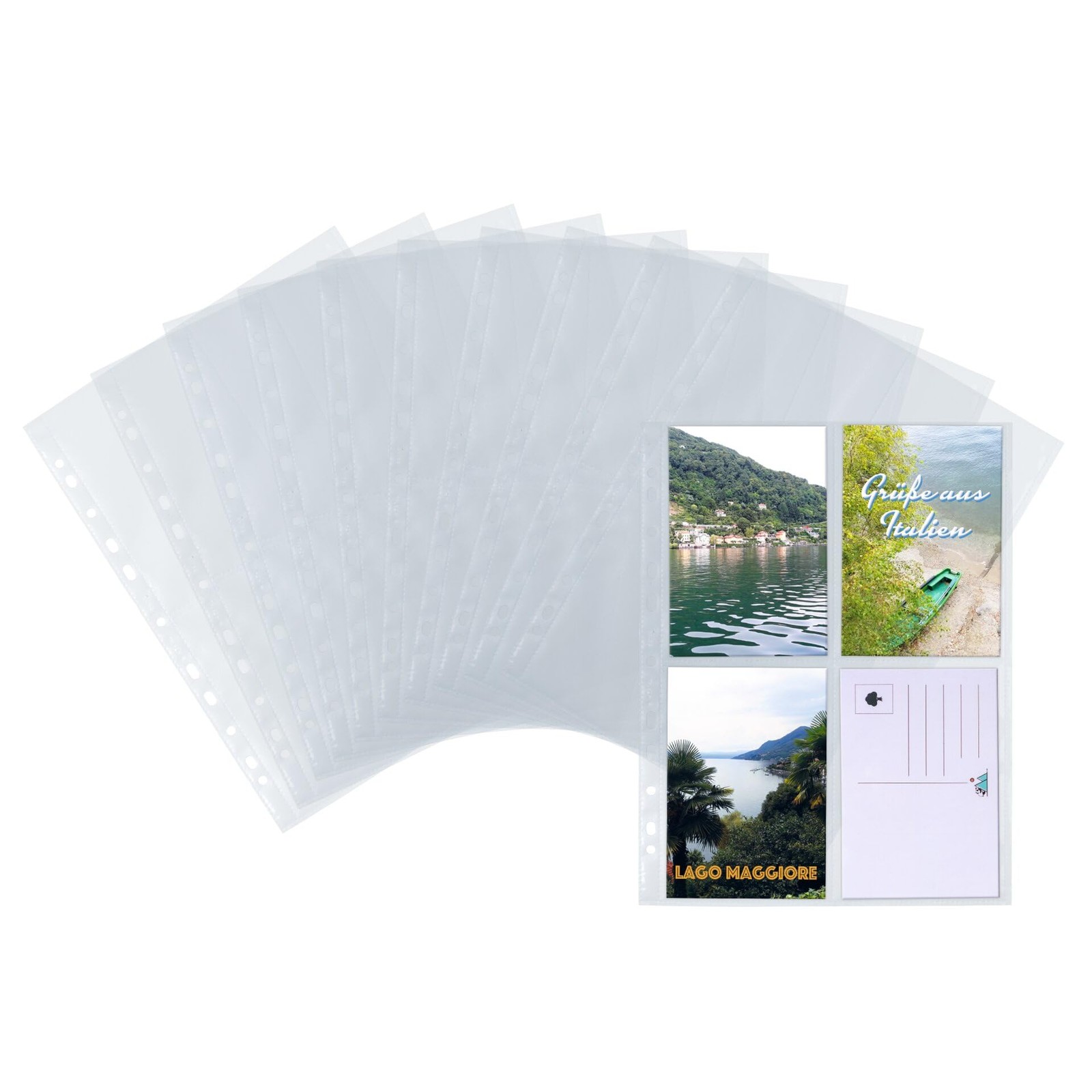 HERMA Photo Pockets for Ring Binder Albums Acid Free 10 x 15 cm 4 x 6 inch P 4490₽