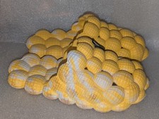 Massage Bubble Slides Slippers Yellow Non-slip Spa Slippers Women's 9/10