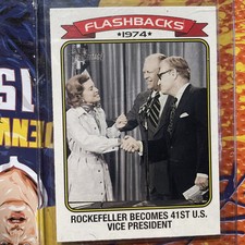 2023 TOPPS HERITAGE NELSON ROCKEFELLER 1974 NEWS FLASHBACKS #NF-10