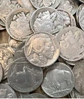 100 Buffalo Nickels Full Date Random Dates Bulk Lot