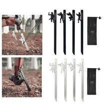 4x Picchetti per Tenda ad Alta Resistenza Picchetti Chiodi Sabbia  Baldacchino