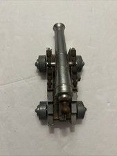 Cap Shooting METAL TOY CANON MADE IN ITALY, Pull Back Spring