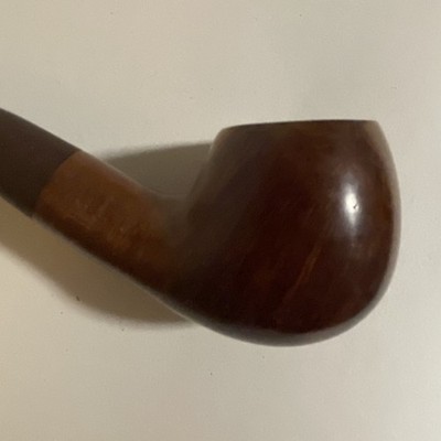 Phillip Perl London Made Mature Briar Rustic Bent Pot Vintage Pfeife Smoking Pipe 