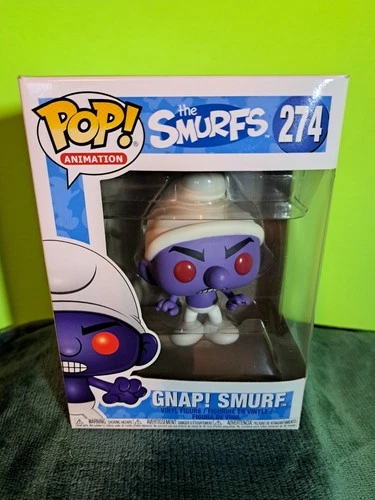 Funko Pop! Animation The Smurfs Gnap! Smurf #274 Purple Variant w/ Protector