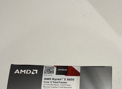 AMD Ryzen 5 3600 Processor (3.6GHz, 6 Cores, Socket AM4) Boxed