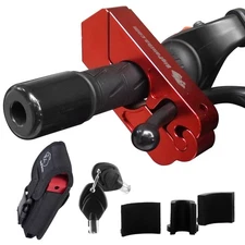 Motorcycle Grip Lock - Heavy Duty Brake/Handlebar/Throttle Lock That Secures ...