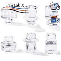Kerzenhalter Glas 6Er Set Teelichthalter Transparent Kristall FüR Tischdeko