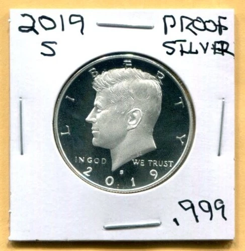 Gem 2019-S Proof Ultra-Cameo Silver (.999) Kennedy Half Dollar - Free Shipping