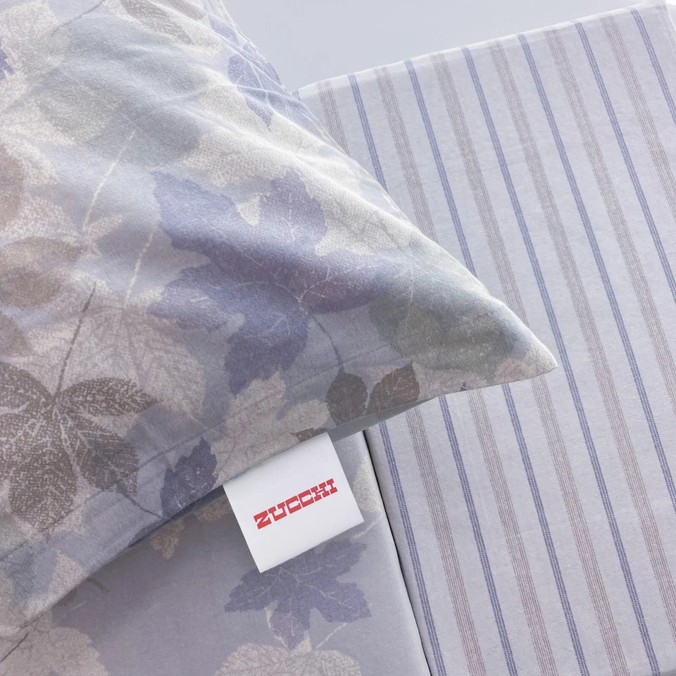 Completo Copripiumino Zucchi Oliver matrimoniale 2 piazze flanella 100% cotone - Immagine 3 di 4