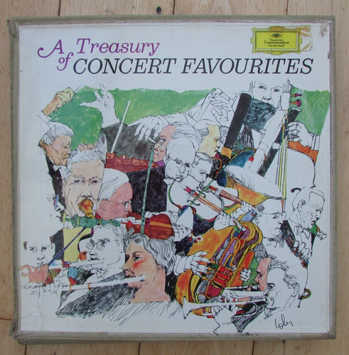 Various - A Treasury Of Concert Favourites - 10x LP Vinyl Record Box Set