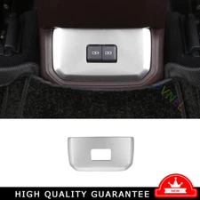 Rear USB Socket Control Frame Trim For Toyota Highlander 20-22 Silver Titanium