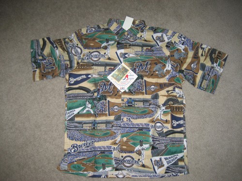 MILWAUKEE BREWERS HAWAIIAN SHIRT 'PRIDE 