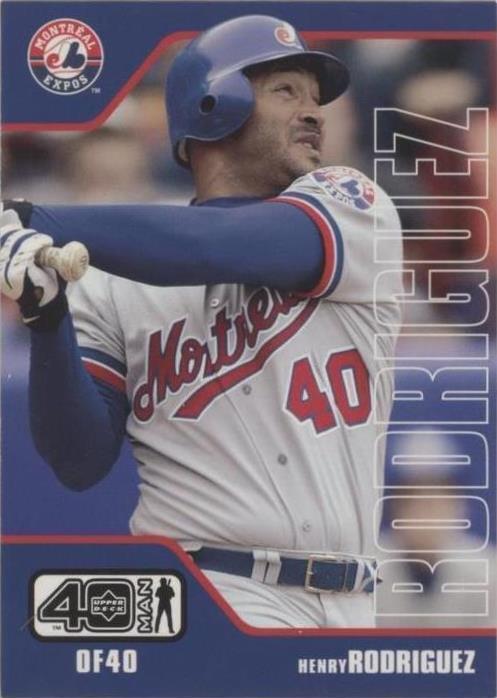 2002 Upper Deck 40 Man - Henry Rodriguez #741 - 1 of 1