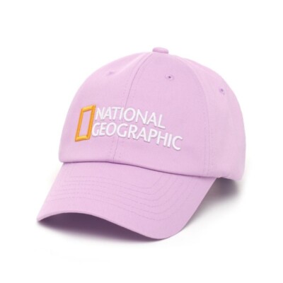 National Geographic Big logo ball cap N225AHA310 LAVENDER UNISEX SIZE