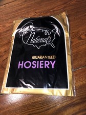 Vintage Nationals Guaranteed Hosiery One Size T-14 WoodBeige Nylon Use w/ Garter