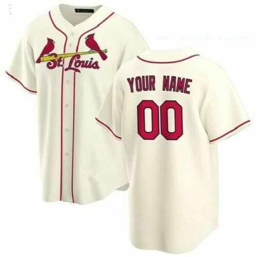 Custom Name St. Louis Cardinals Baseball Jersey S-5XL Baseball Fan Made Gift