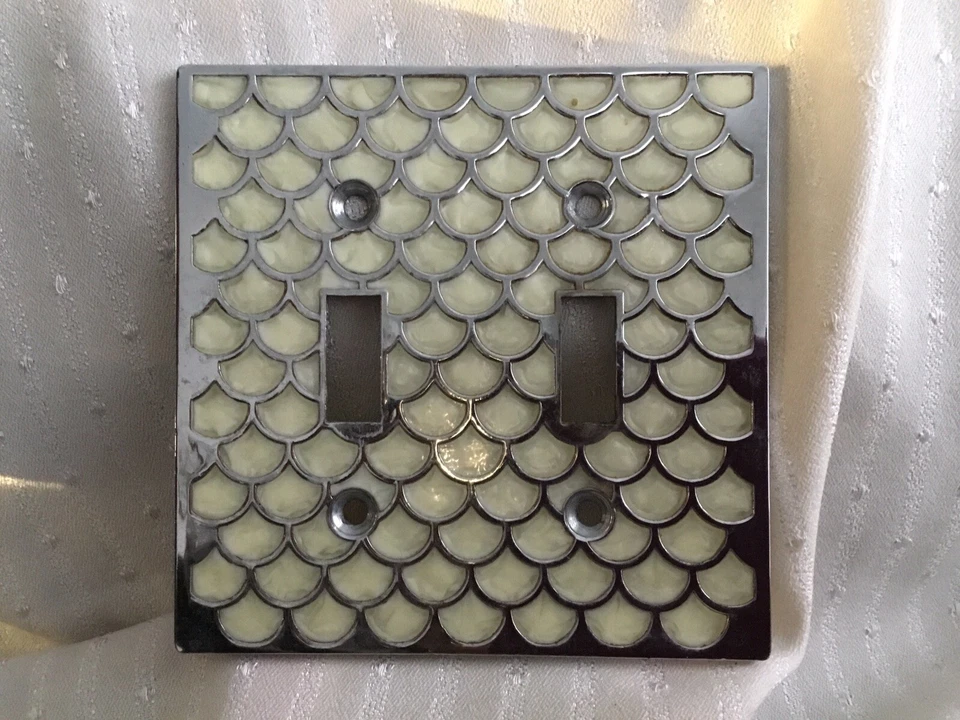 Switchplate Cover (double) Metal “OCEANA” Foto 2 de 4