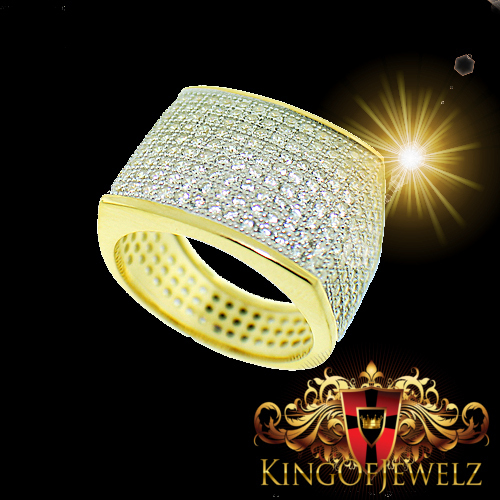 MEN REAL ITALIAN SILVER SIMULATED DIAMOND ETERNITY WEDDING PINKY RING BAND 8-13 - Picture 6 of 9