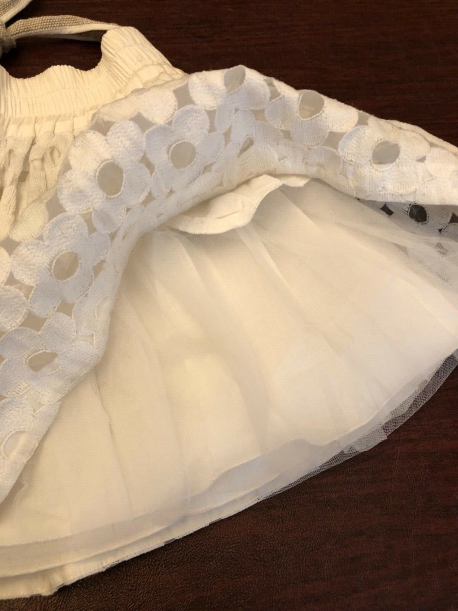Mini-jupe Fille SIMONETTA Taille 6 - Blanc à Motifs Floraux Avec Ceinture Crème, Occasion En Excellent état