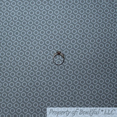 BonEful FABRIC FQ Cotton Quilt Gray Light Dark Polka Dot Tonal Tiny Small Little