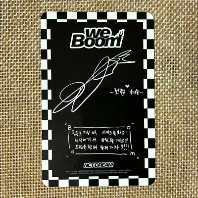 NCT Dream RENJUN [ We Boom ] Official Photocard, We Ver. 3rd Album