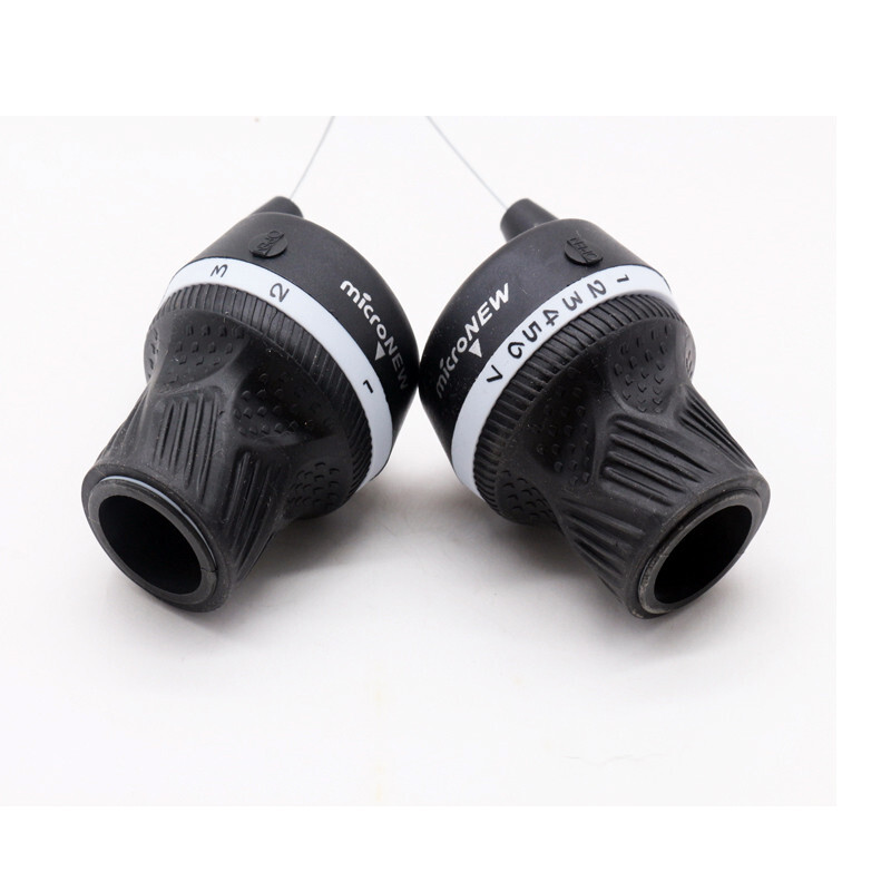 Micronew Cycle Bike Twist Grip Shift Gear Shifters 7 speed Compatible Shimano