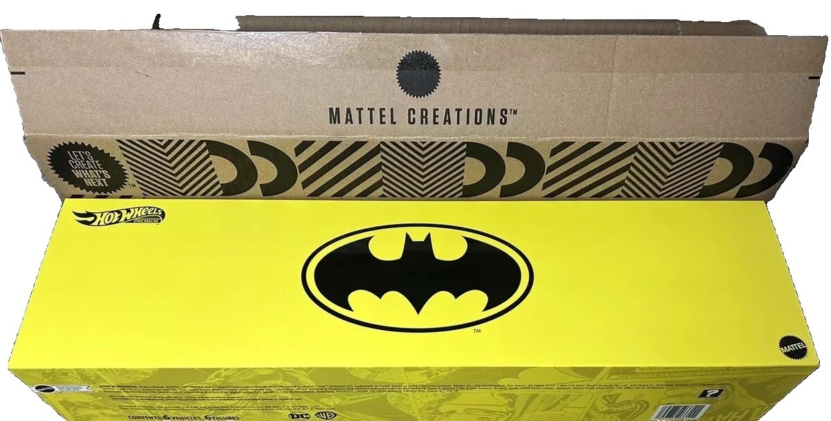 In- Hand) Mattel Creations Batman SDCC 2024 Hot Wheels 6 Fig In- Hand) Mattel Creations Batman SDCC 2024 Hot Wheels 6 Fig