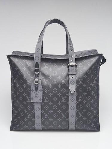 Louis Vuitton Monogram Eclipse Reverse Canvas New Cabas Zippe GM Bag | eBay