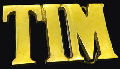 Tim Name Brand Tim Name ROC Vintage Belt Buckle | eBay