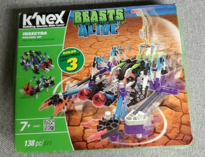 Insectra K'NEX Beasts Alive Building Set, 34481 Complete 138