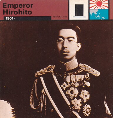 KAISER HIROHITO ~ 1901- ~ JAPANISCHER GÖTTLICHER HERRSCHER
