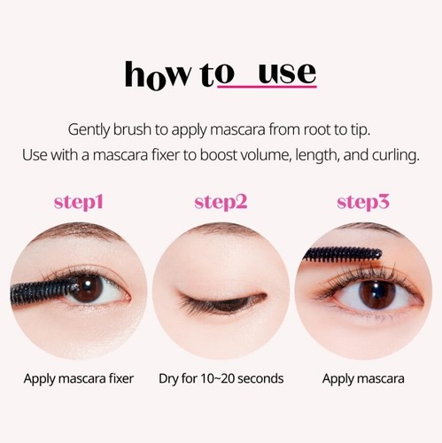 ETUDE Curl Fix Mascara #1 Black - Picture 6 of 9