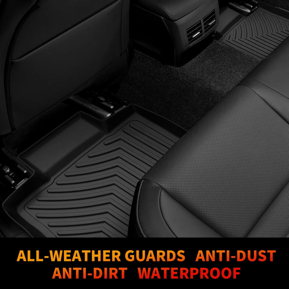 Floor Mats Liner for 2011-2023 Dodge Charger/Chrysler 300 RWD TPE 3D Molded Foto 3 de 4