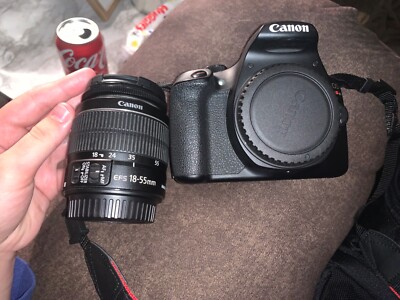 Canon EOS Rebel T6 DSLR Camera & 18-55mm Lens - Black 
