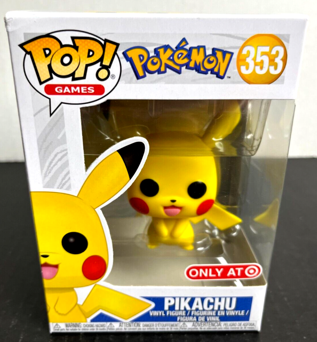 Pokémon Pikachu Funko Pop! Vinyl #353 Anime Bobblehead Toy Target New NIB