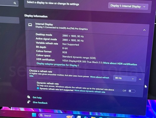 Acer Laptop Swift Go 14 Ultra 5 125H 16GB/512SSD 2.8K OLED 90Hz Very Good - Picture 5 of 8
