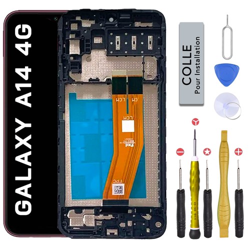 Ecran Complet remplacement pour Samsung Galaxy A14 4G SM-A145F avec Kit - Photo 2 sur 6