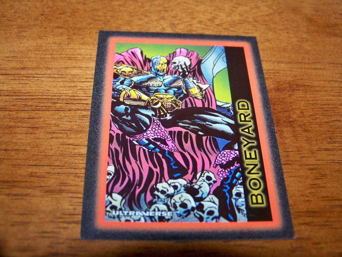 ULTRAVERSE BONEYARD 1993 SKYBOX MALIBU COMICS HERO ILLUSTRATED