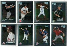 2010 Bowman Chrome Prospects Complete Team Set #BCP1-110 NO AU/Auto